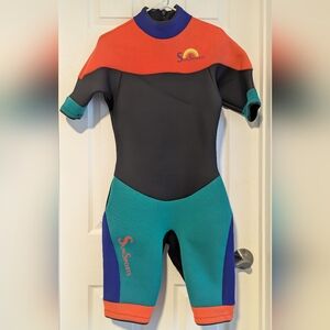 Women's Multicolor Shorty Wetsuit